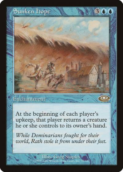 Sunken Hope PLS-37 Planeshift Magic card