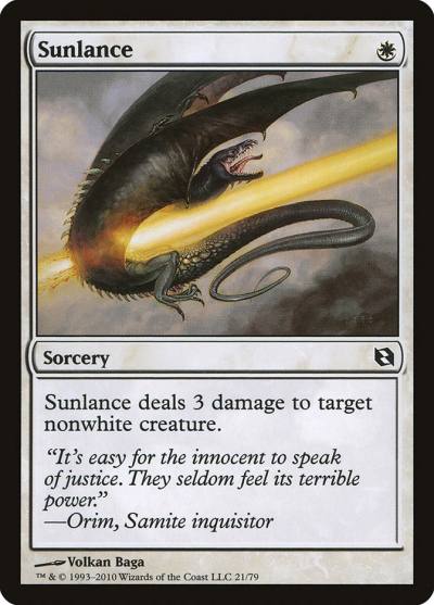 Sunlance DDF-21 Duel Decks: Elspeth vs. Tezzeret Magic card