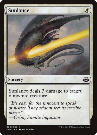 Sunlance DDO-26 Duel Decks: Elspeth vs. Kiora Magic card