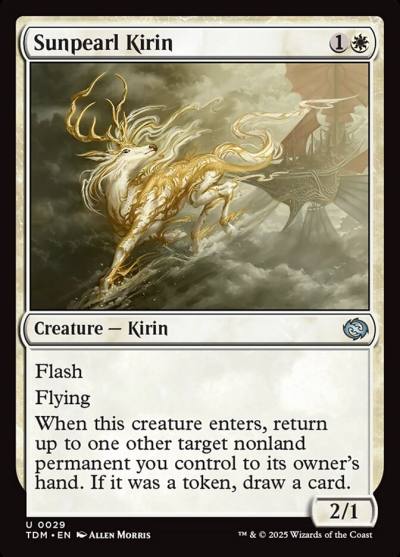 Sunpearl Kirin TDM-29 Tarkir: Dragonstorm Magic card