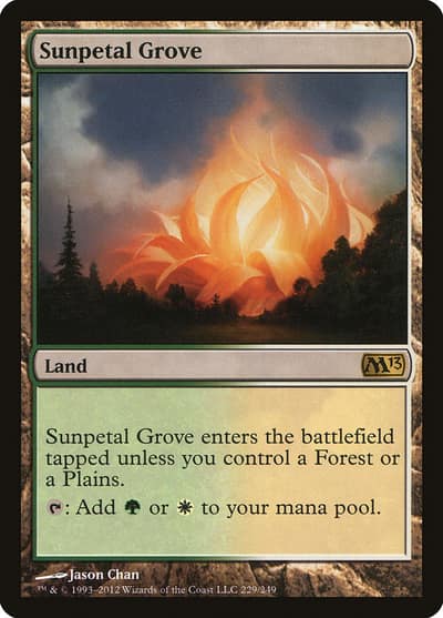 Sunpetal Grove M13-229 Magic 2013 Magic card