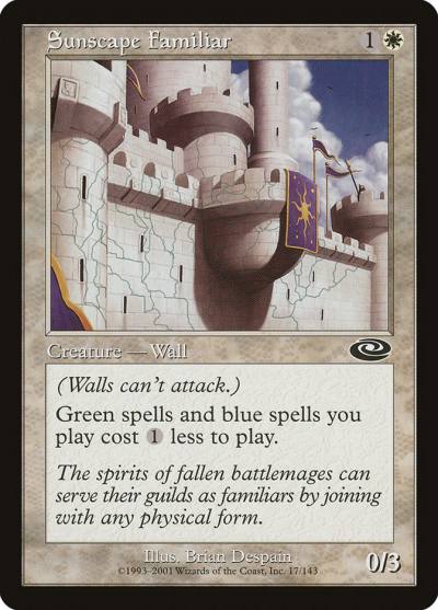 Sunscape Familiar PLS-17 Planeshift Magic card