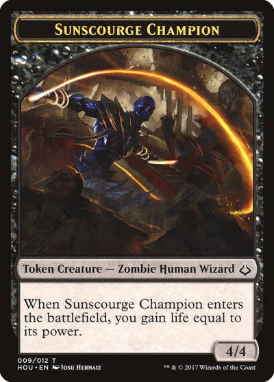 Sunscourge Champion THOU-9 Hour of Devastation Tokens Magic card