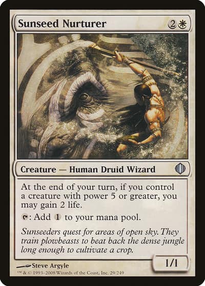 Sunseed Nurturer 29 Shards of Alara Magic card