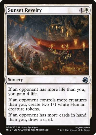 Sunset Revelry MID-38 Innistrad: Midnight Hunt Magic card