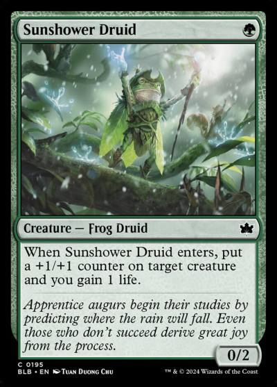 Sunshower Druid BLB-195 Bloomburrow Magic card