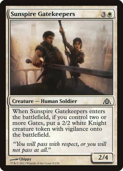 Sunspire Gatekeepers 9 Dragon's Maze Magic card