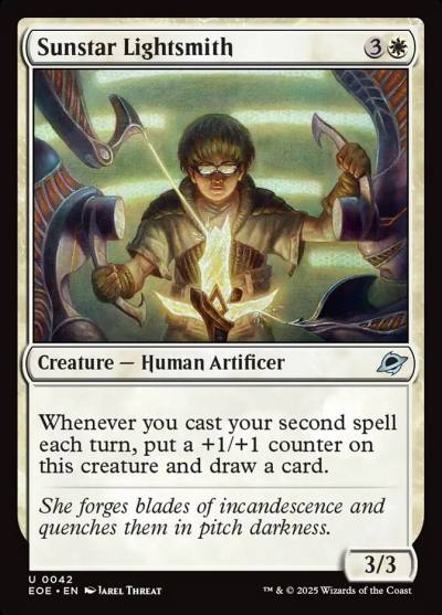 Sunstar Lightsmith EOE-42 Edge of Eternities Magic card