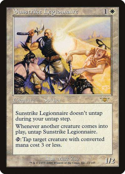 Sunstrike Legionnaire 22 Legions Magic card