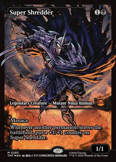 Super Shredder TMT-285 Teenage Mutant Ninja Turtles Magic card