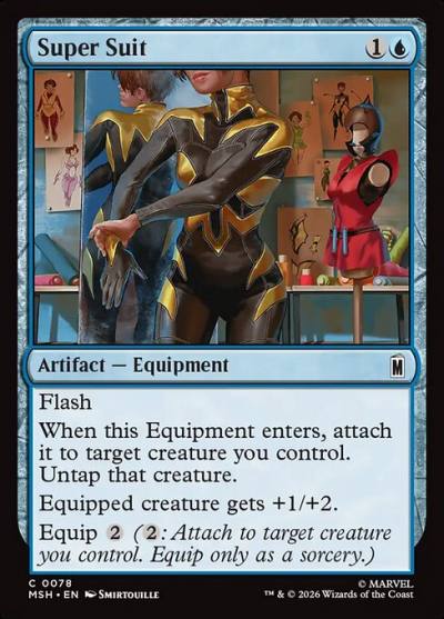 Super Suit MSH-78 Marvel Super Heroes Magic card