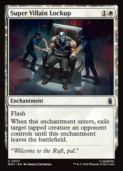Super Villain Lockup MSH-37 Marvel Super Heroes Magic card