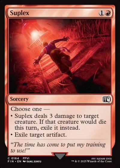 Suplex FIN-164 Final Fantasy Magic card