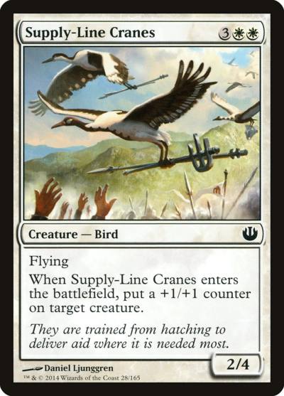 Supply-Line Cranes JOU-28 Journey into Nyx Magic card