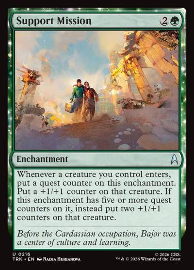 Support Mission TRK-216 Star Trek Magic card