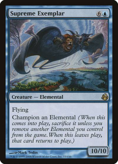 Supreme Exemplar 53 Morningtide Magic card