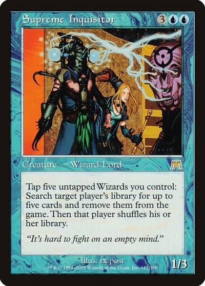 Supreme Inquisitor 117 Onslaught Magic card
