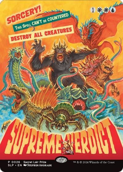 Supreme Verdict SLP-26 Secret Lair Showdown Magic card