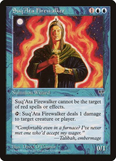 Suq'Ata Firewalker MIR-94 Mirage Magic card