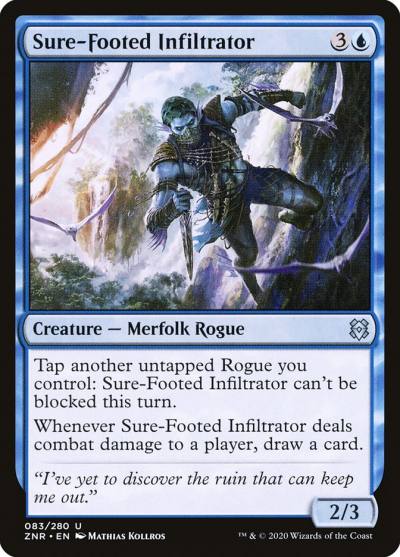 Sure-Footed Infiltrator 83 Zendikar Rising Magic card