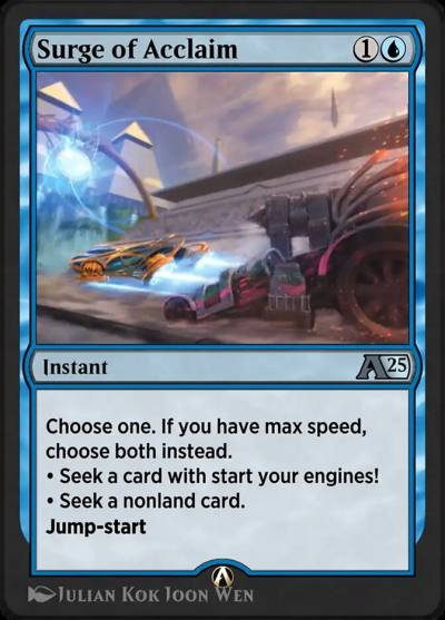 Surge of Acclaim YDFT-5 Alchemy: Aetherdrift Magic card
