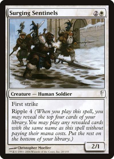 Surging Sentinels 20 Coldsnap Magic card