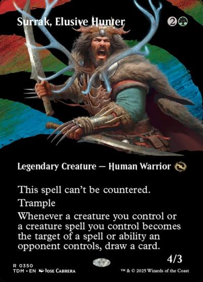 Surrak, Elusive Hunter TDM-350 Tarkir: Dragonstorm Magic card