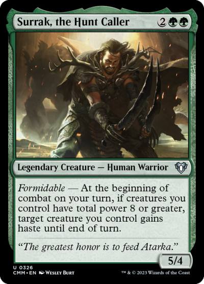 Surrak, the Hunt Caller CMM-326 Commander Masters Magic card