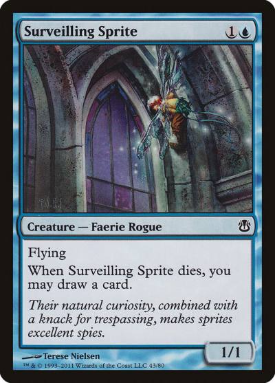 Surveilling Sprite DDH-43 Duel Decks: Ajani vs. Nicol Bolas Magic card