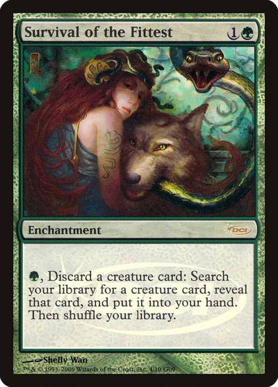 Survival of the Fittest G09-4 Judge Gift Cards 2009 Magic card