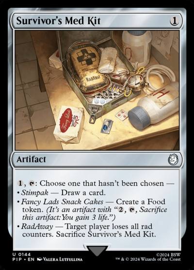 Survivor's Med Kit PIP-144 Fallout Magic card