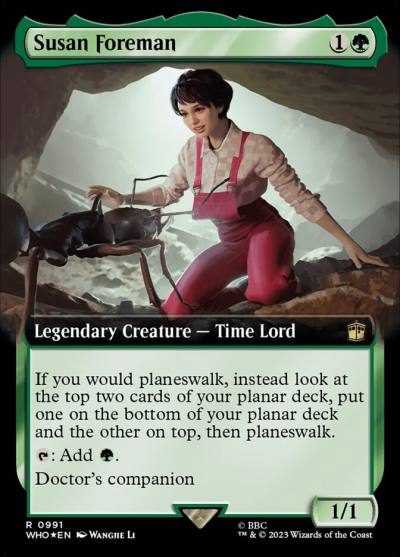 Susan Foreman WHO-991 Doctor Who Magic card