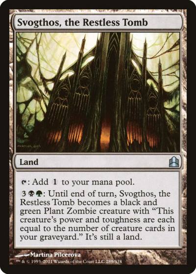 Svogthos, the Restless Tomb CMD-289 Commander 2011 Magic card