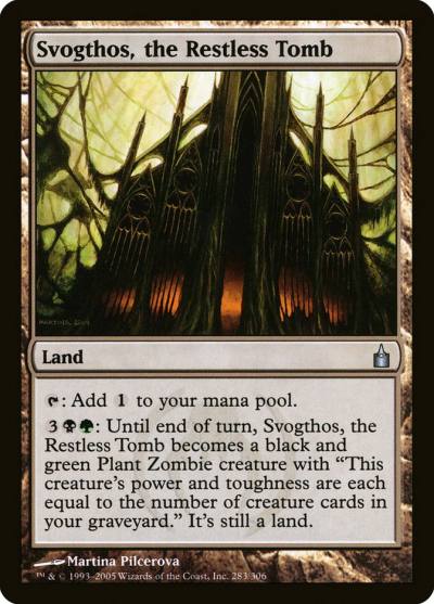 Svogthos, the Restless Tomb RAV-283 Ravnica: City of Guilds Magic card
