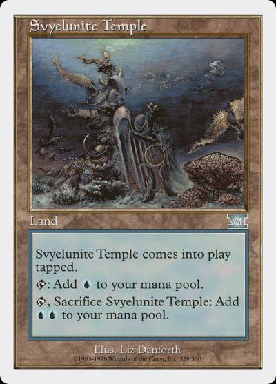 Svyelunite Temple 6ED-329 Classic Sixth Edition Magic card