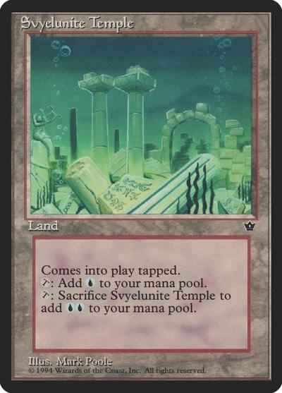 Svyelunite Temple FEM-102 Fallen Empires Magic card