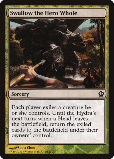 Swallow the Hero Whole TFTH-13 Face the Hydra Magic card