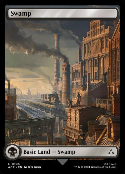 Swamp ACR-105 Assassin's Creed Magic card