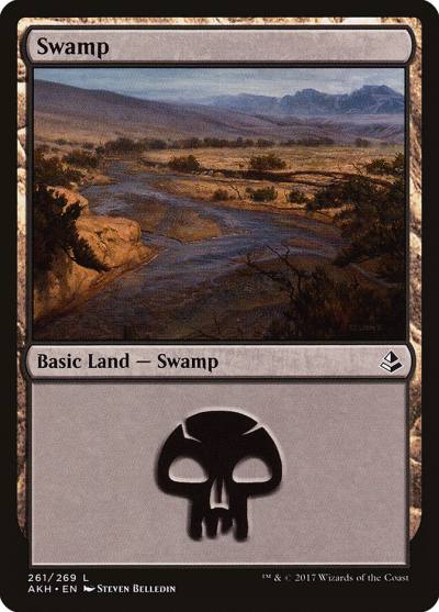 Swamp AKH-261 Amonkhet Magic card