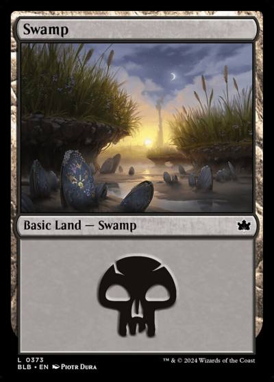 Swamp BLB-373 Bloomburrow Magic card