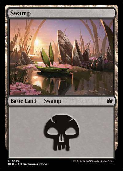 Swamp BLB-374 Bloomburrow Magic card