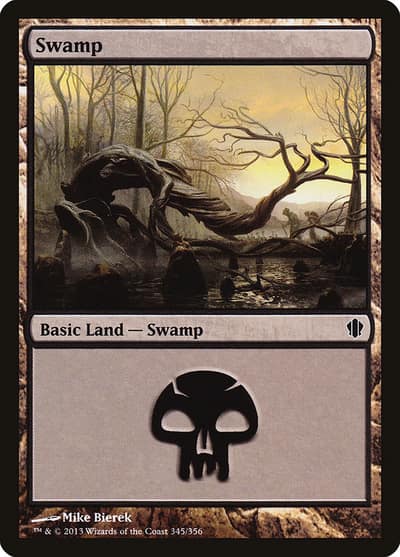 Swamp C13-345 Commander 2013 Magic card