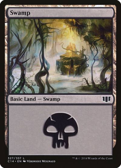 Swamp C14-327 Commander 2014 Magic card