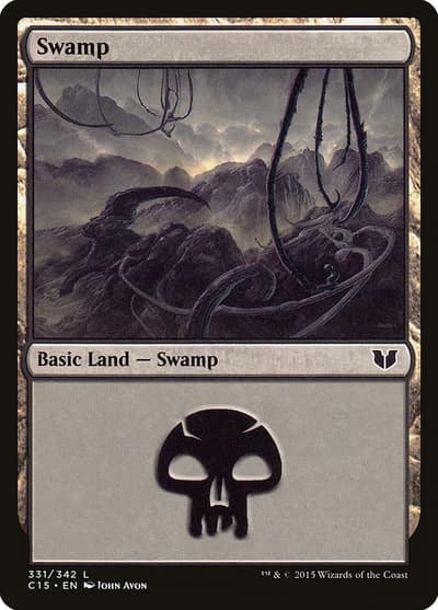 Swamp C15-331 Commander 2015 Magic card