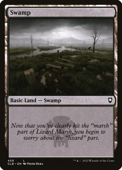 Swamp CLB-459 Commander Legends: Battle for Baldur's Gate Magic card
