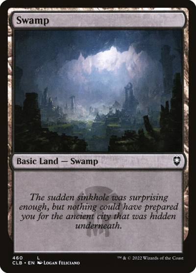 Swamp CLB-460 Commander Legends: Battle for Baldur's Gate Magic card