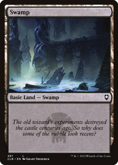 Swamp CLB-461 Commander Legends: Battle for Baldur's Gate Magic card