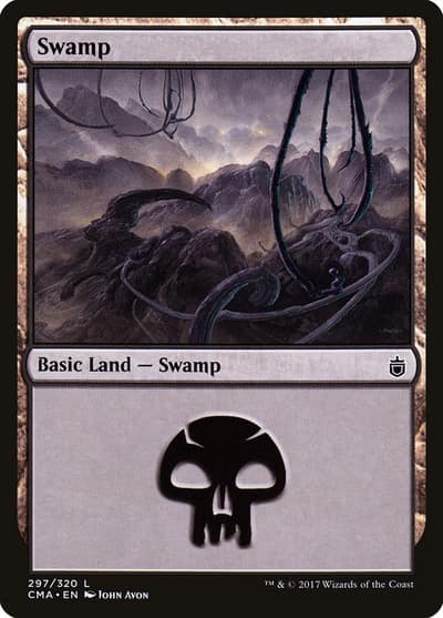 Swamp CMA-297 Commander Anthology Magic card