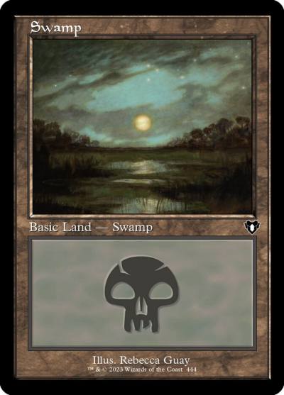 Swamp CMM-444 Commander Masters Magic card