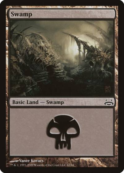 Swamp DDC-62 Duel Decks: Divine vs. Demonic Magic card